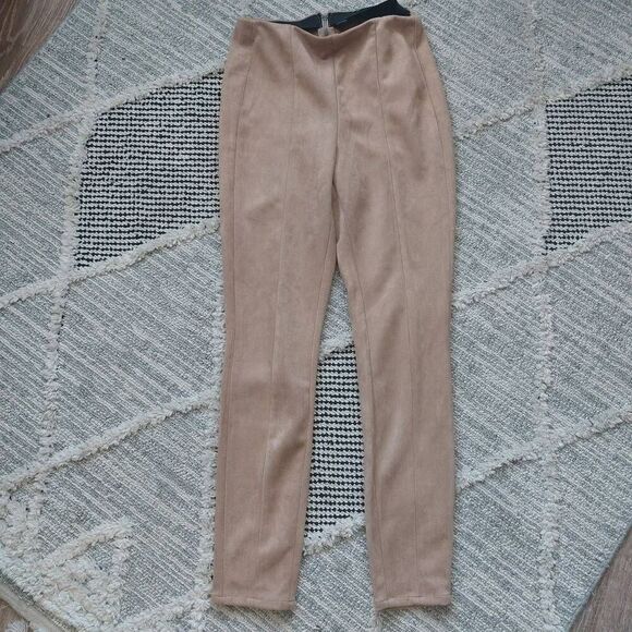 Blank NYC Nordstrom Faux Tan Suede High Rise Pants size 26 NWOT - Picture 8 of 9